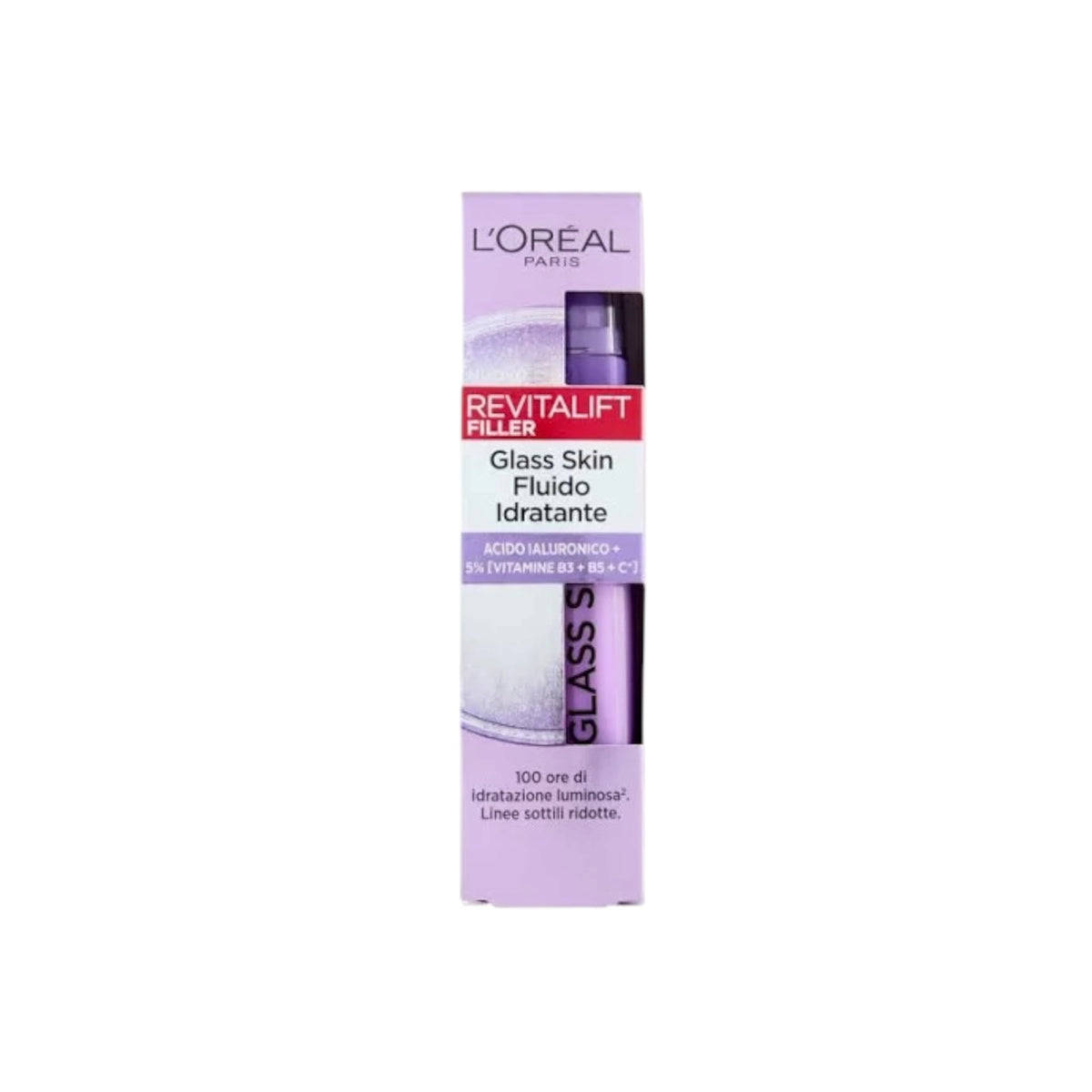 L'Oreal Paris Revitalift Filler Glass Skin Fluido Idratante 50 ml