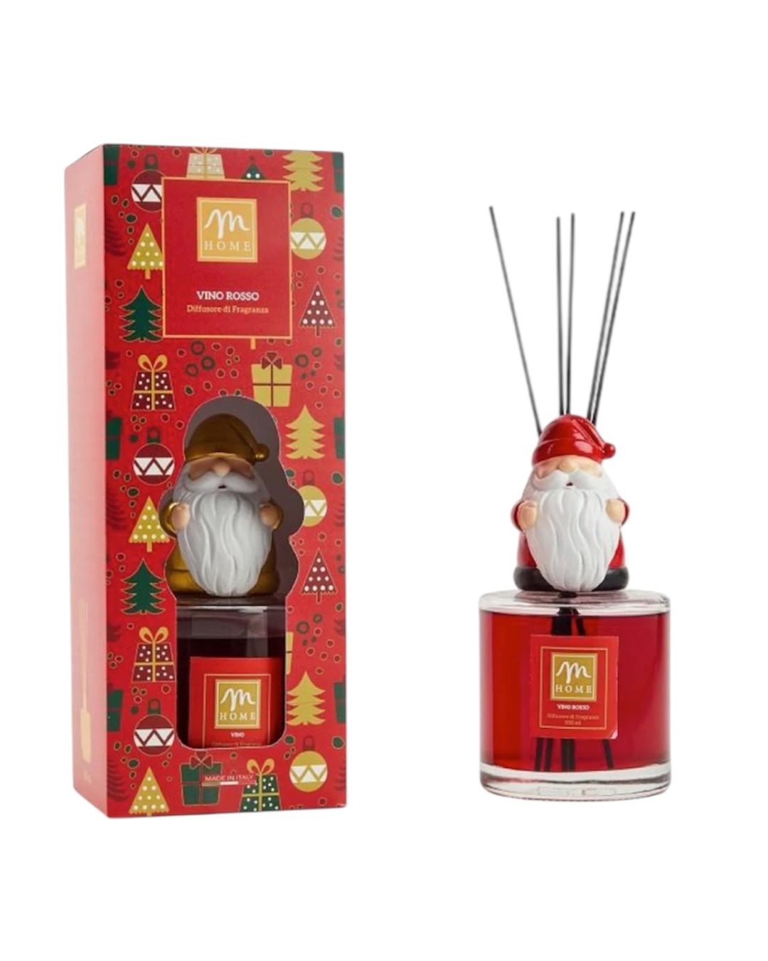 Mercury Diffusore Ambiente Babbo Natale Fragranza Vino Rosso
