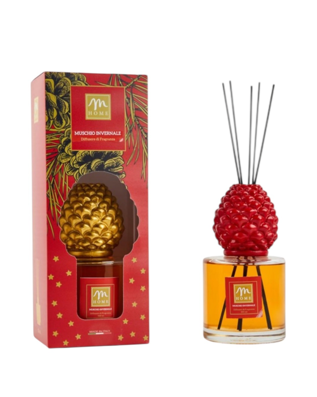 Mercury Diffusore Ambiente Pigna  Fragranza Muschio Invernale