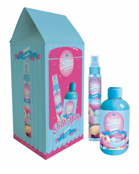 Nani Sweet Body Sugar Candy Bagno Doccia 300ml+Acqua Profumata 75ml