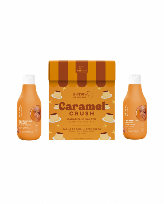 Intra Cofanetto Caramello Salato Bagno Doccia 250ml+Latte Corpo 250ml