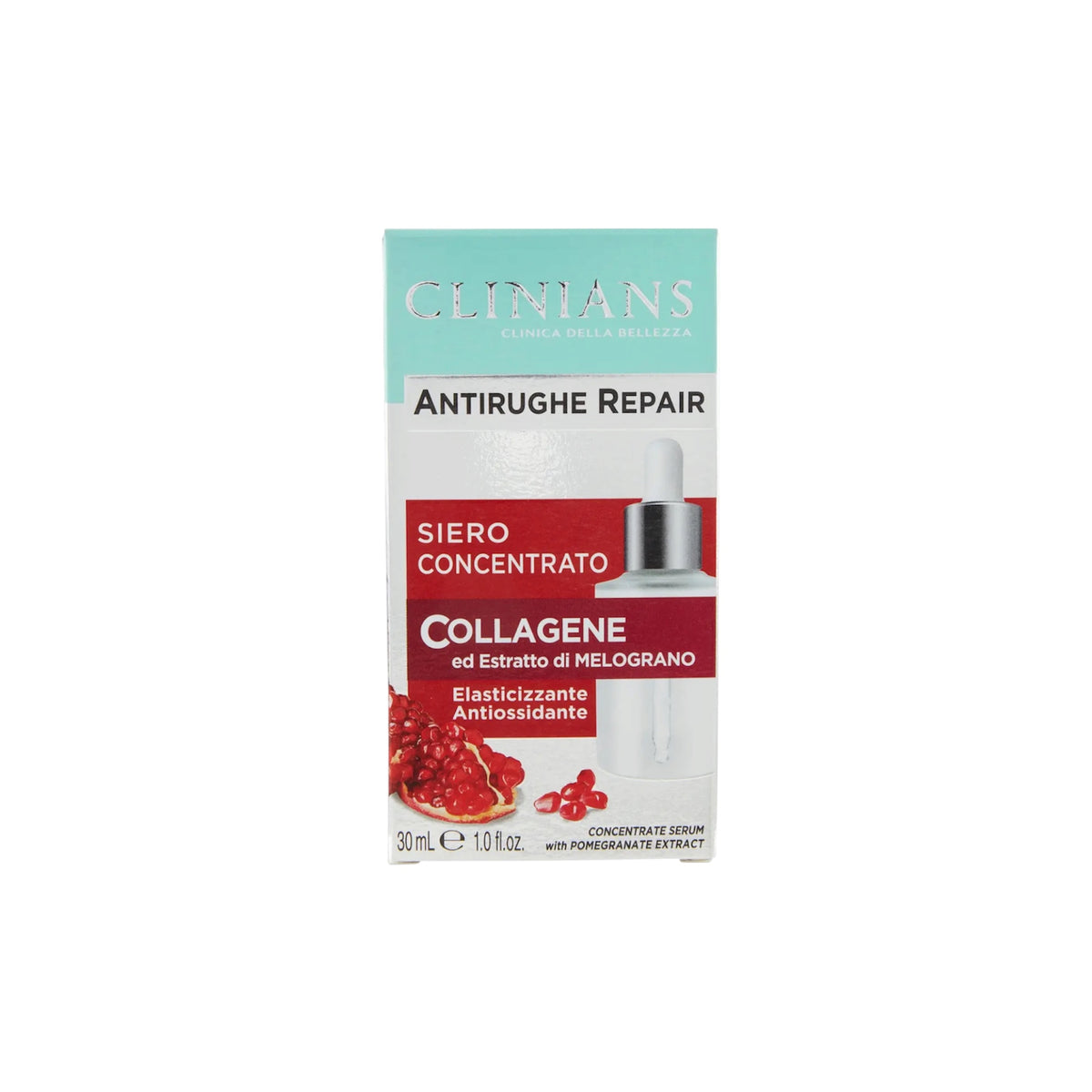 Clinians Antirughe Repair Siero Concentrato Collagene Ed Estratto Di Melograno 30Ml