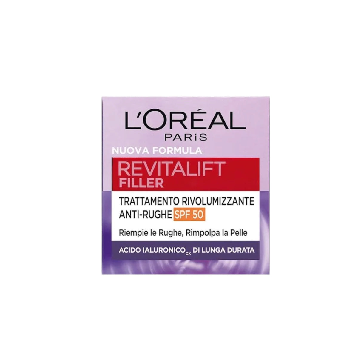 L’Oreal  Revitalift Filler Crema Viso Antirughe Rivolumizzante con Acido Ialuronico Spf 50 50 ml