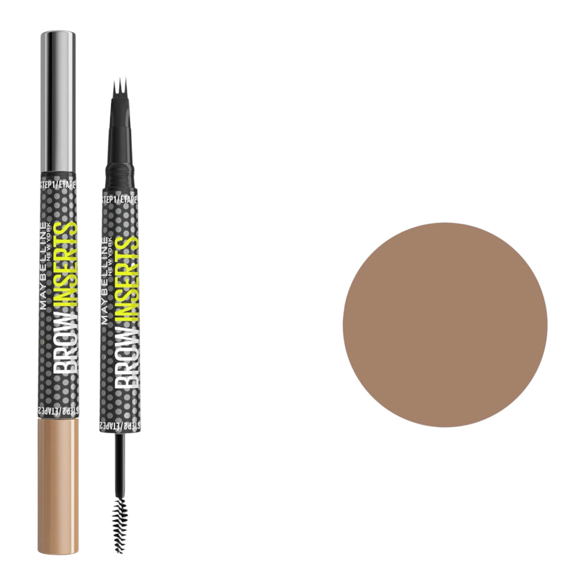 Maybelline New York Brow Inserts
Matita Per Sopracciglia Con Spazzolino 2 in 1