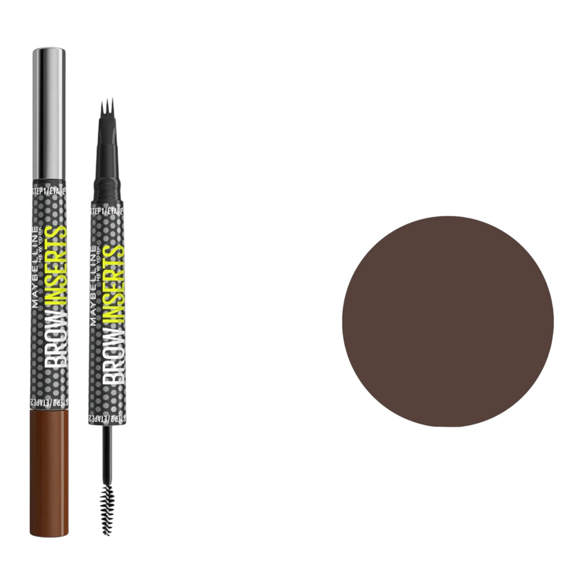 Maybelline New York Brow Inserts
Matita Per Sopracciglia Con Spazzolino 2 in 1
