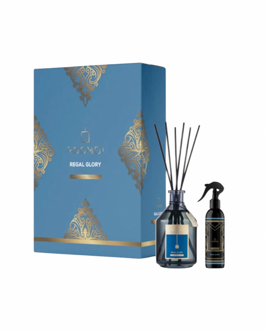 Roomoi Profumatore Ambiente Cofanetto 200ml+100ml Spray Regal Glory