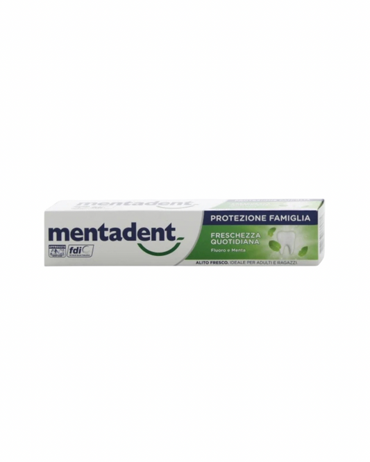 mentadent Dentifricio Protezione Famiglia Freschezza Quotidiana, 75 ml
