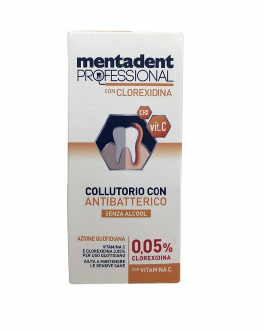 Mentadent Collutorio con antibatterico 0.05% Clorexidina