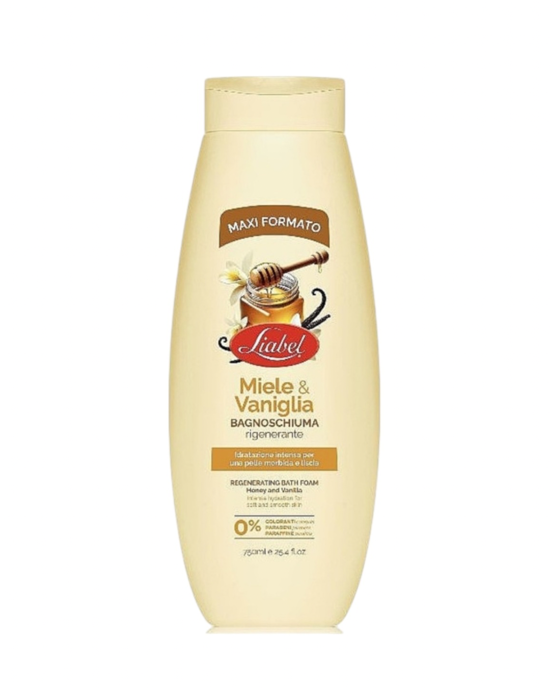 Liabel Bagnoschiuma Rigenerante Miele e Vaniglia 750ml