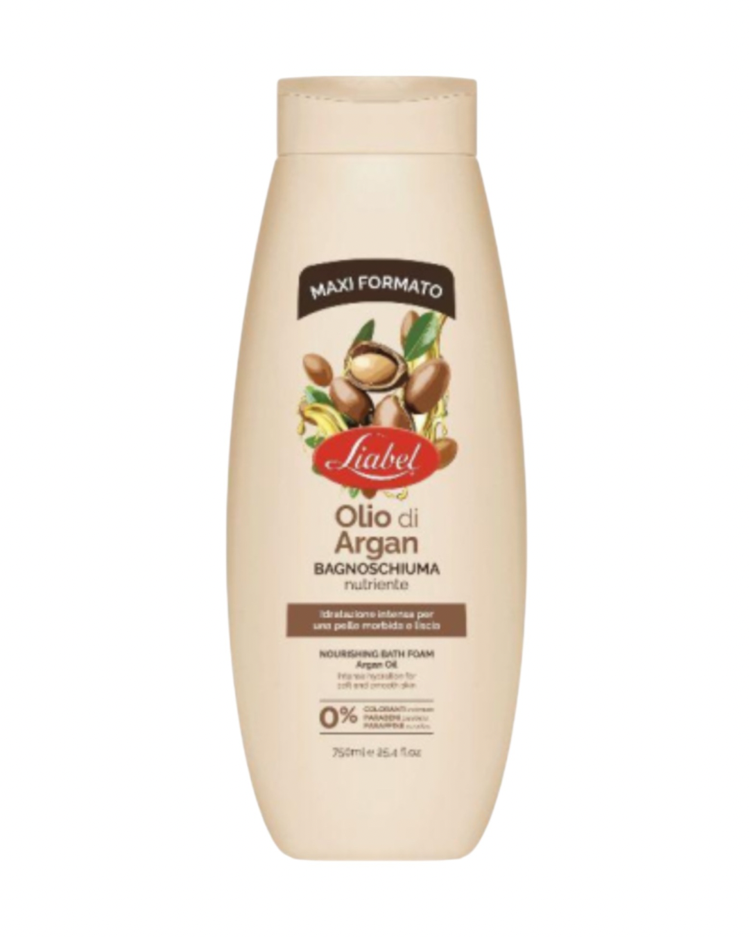 Liabel Bagnoschiuma Nutriente All’Olio Di Argan 750ml