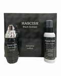 Cofanetto uomo HASCISH BLACK ECSTASY equivalente di Creed Aventus edp 100ml + shower gel 100ml