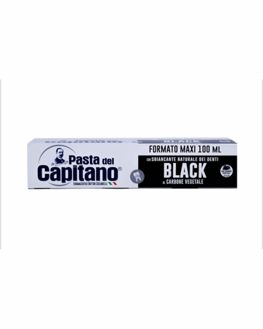 Pasta del Capitano Dentifricio Black al Carbone Vegetale 100 ml