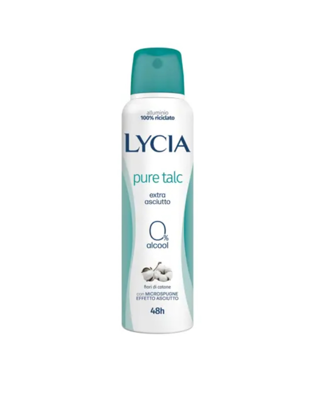 Lycia Spray Gas Antiodorante Pure Talc Protezione Asciutta 150 ml