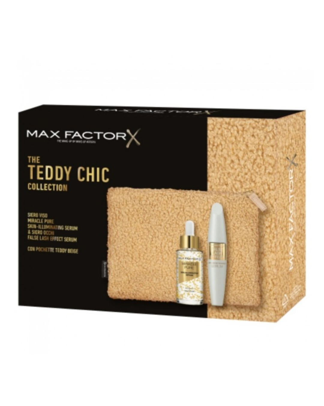 Max Factor The Teddy Chic Siero+Mascara+Pochette Teddy