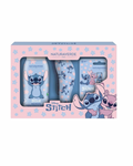 Cofanetto Natura Verde Bimba Stitch-Doccia Shampoo 250Ml +Burro Cacao+Spazzola Per Capelli