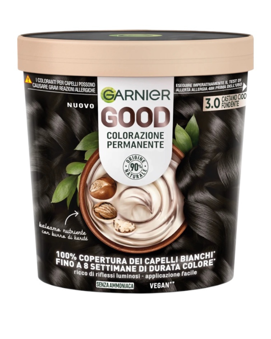 Garnier Good Color Colorazione Permanente N3.0 Castano Cioccolato