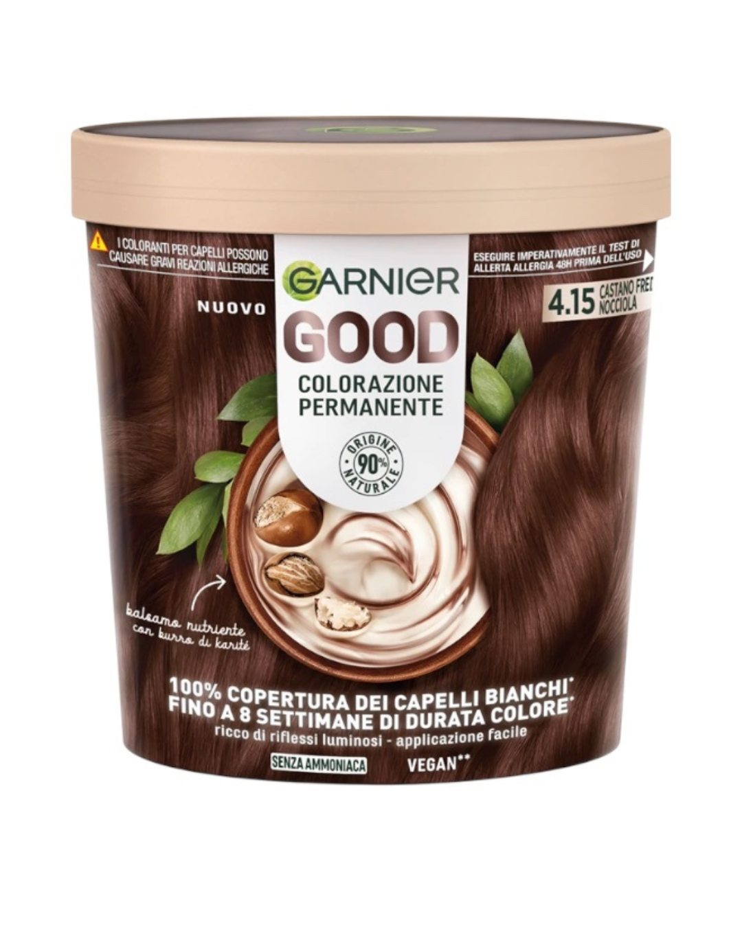 Garnier Good Color Colorazione Permanente N4.15 Castano Freddo