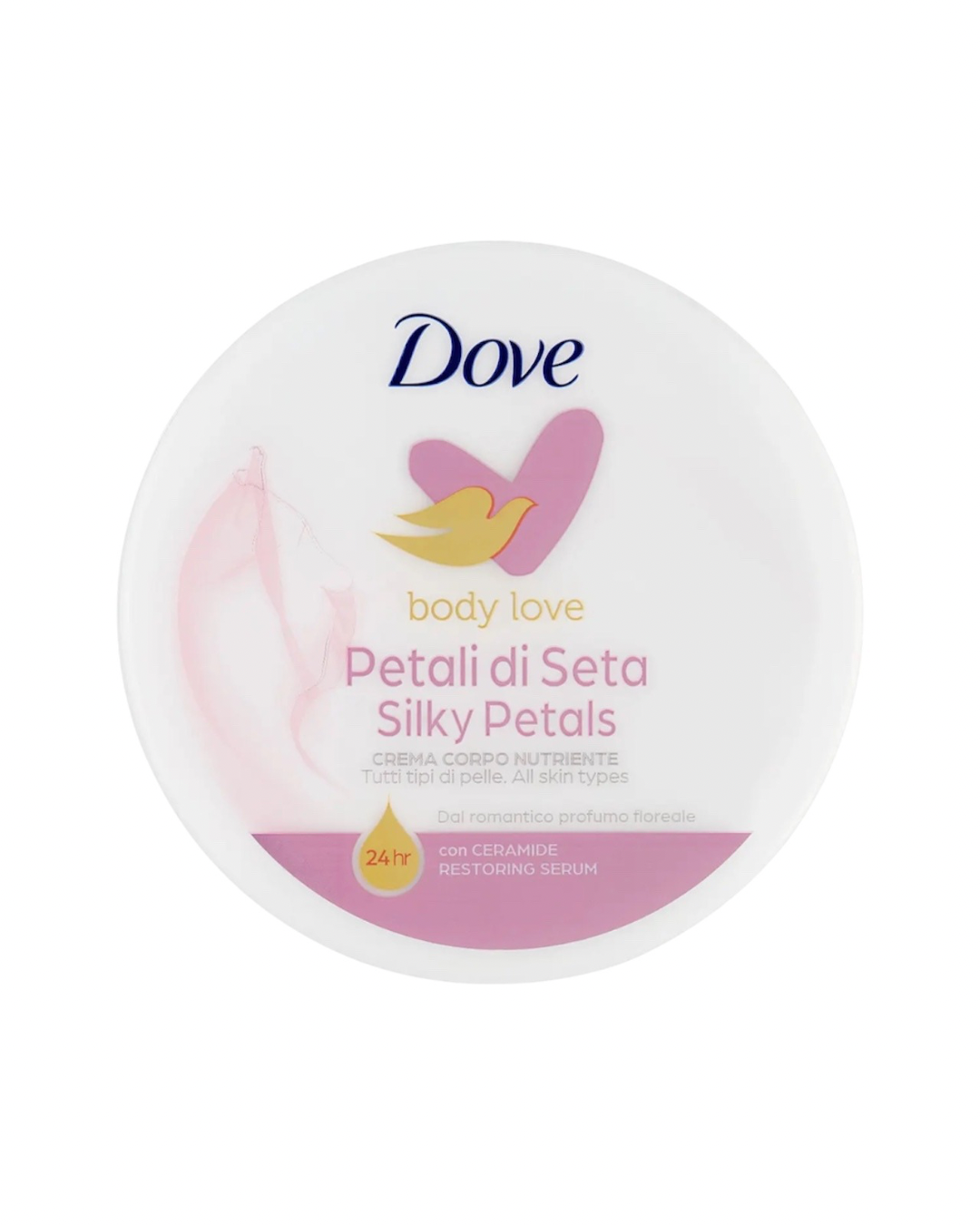Dove Crema Corpo Nutriente Petali Di Seta Tutti Tipi Di Pelle 300 ml