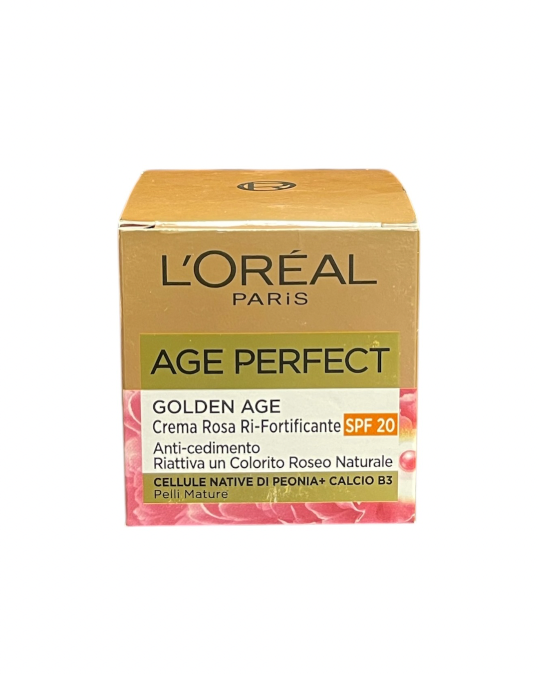 L’Oreal Paris Age Perfect Crema Rosa Ri-Fortificante SPF20 Anti-cedimento Riattiva Un Colorito Roseo Naturale 50ml