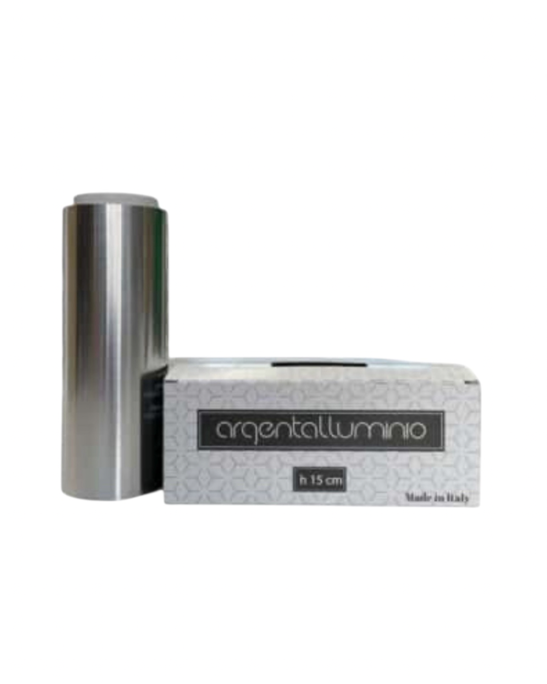 Stagnola In Rotolo H 15 Cm Professionale In Scatola Argentalluminio