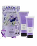 NaturaVerde Iris Cofanetto Regalo Bagnoschiuma 200ml e Crema Corpo 100ml