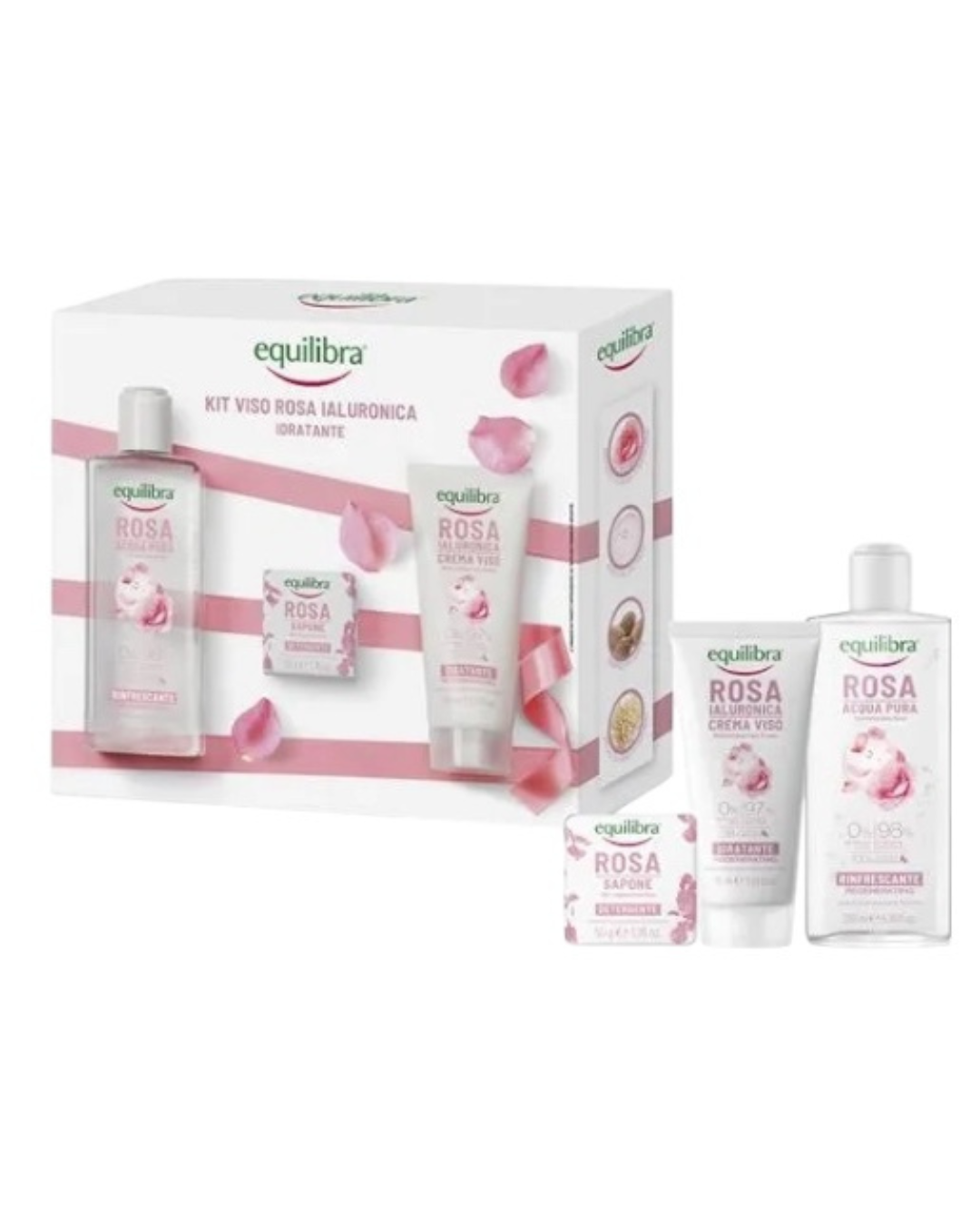 Equilibra Rosa Ialuronica Kit Viso Idratante