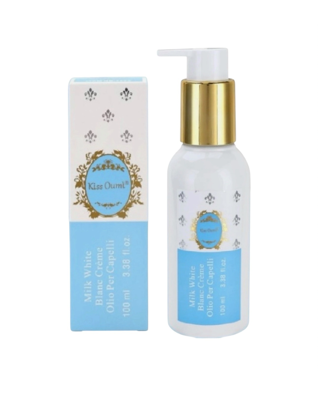 Kiss Oumi Olio Capelli Bianco Latte con Latte e Miele 100Ml