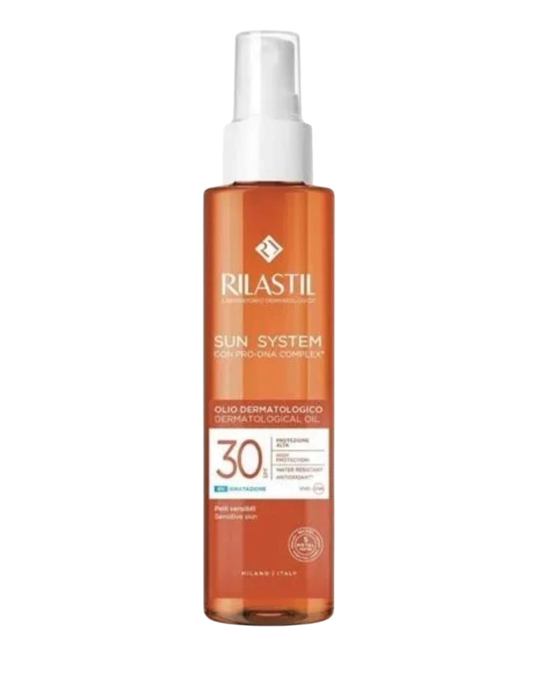Rilastil Sun System Olio Dermatologico SPF30 200 ml