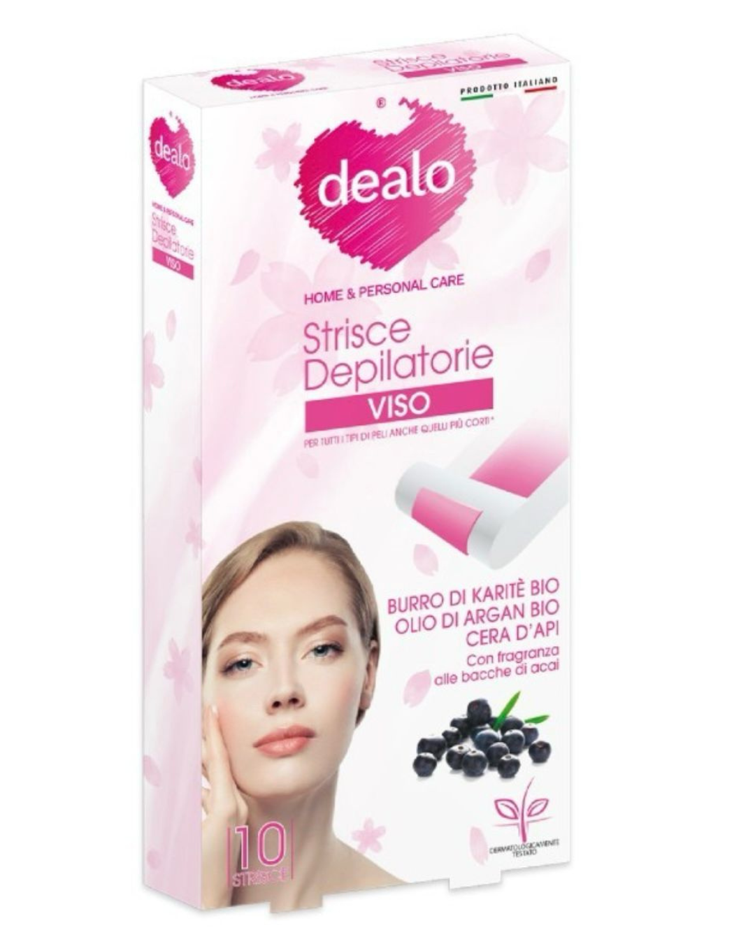 Dealo Strisce Depilatorie Per Viso 10PZ