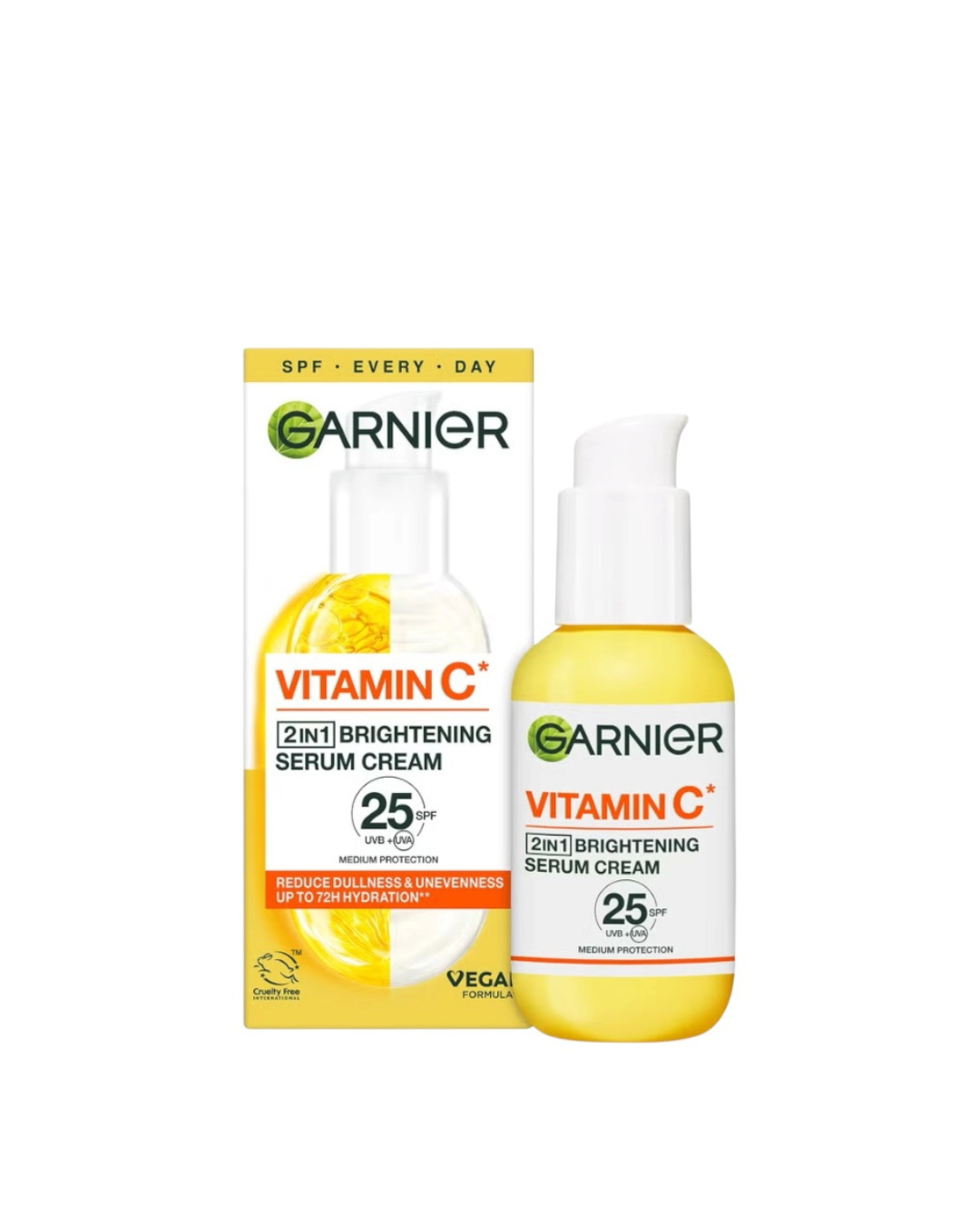 Garnier Siero In Crema Vitamina C Illuminante+Anti-Macchie SPF 25 50 ML