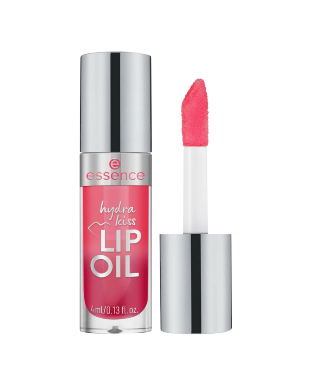 Essence Hydra Kiss Olio Labbra.    Olio nutriente per labbra con finish lucido e un tocco di colore