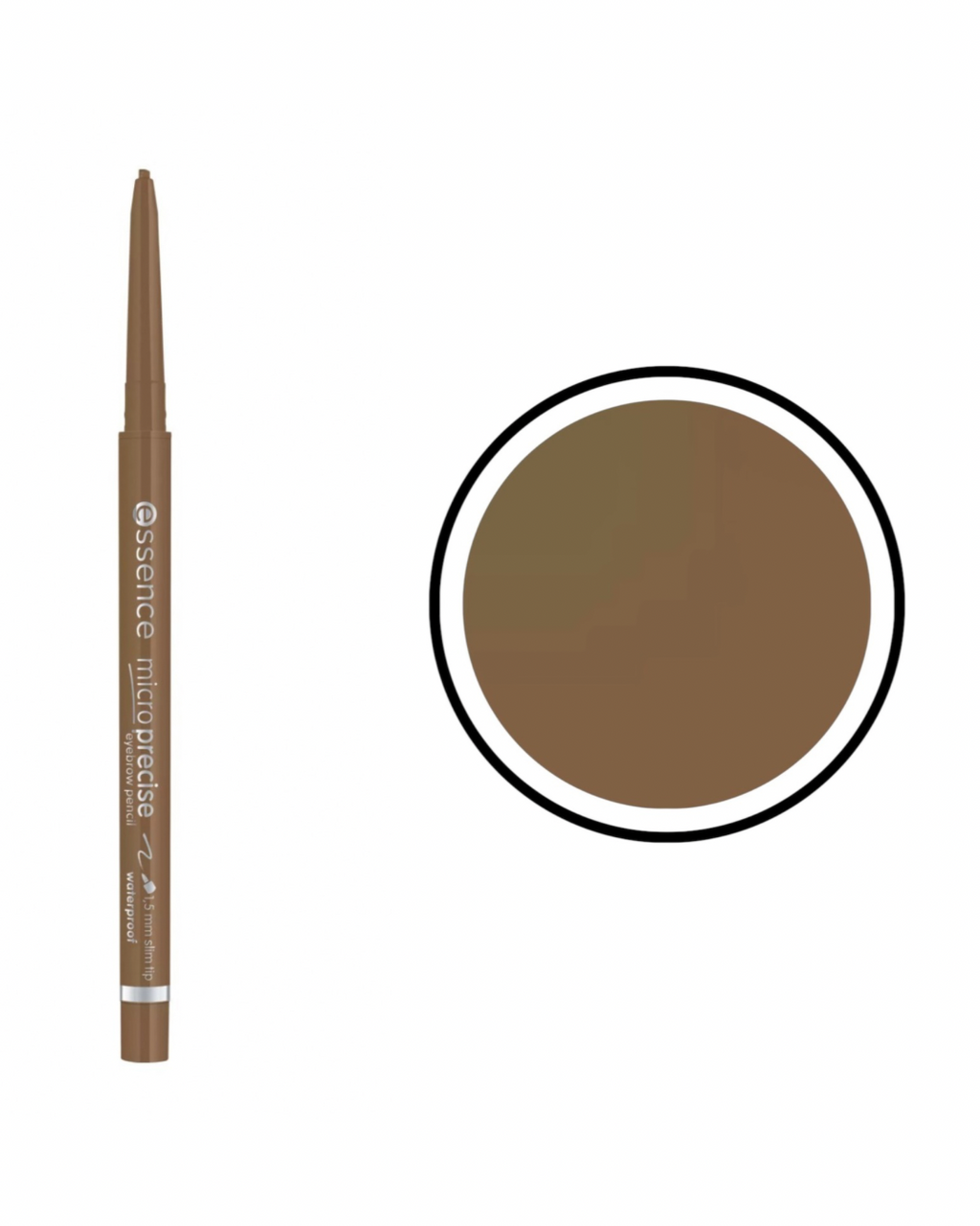 Essence Micro Precise Eyebrow Pencil,Matita sopracciglia con punta ultrasottile per uno styling di precisione.