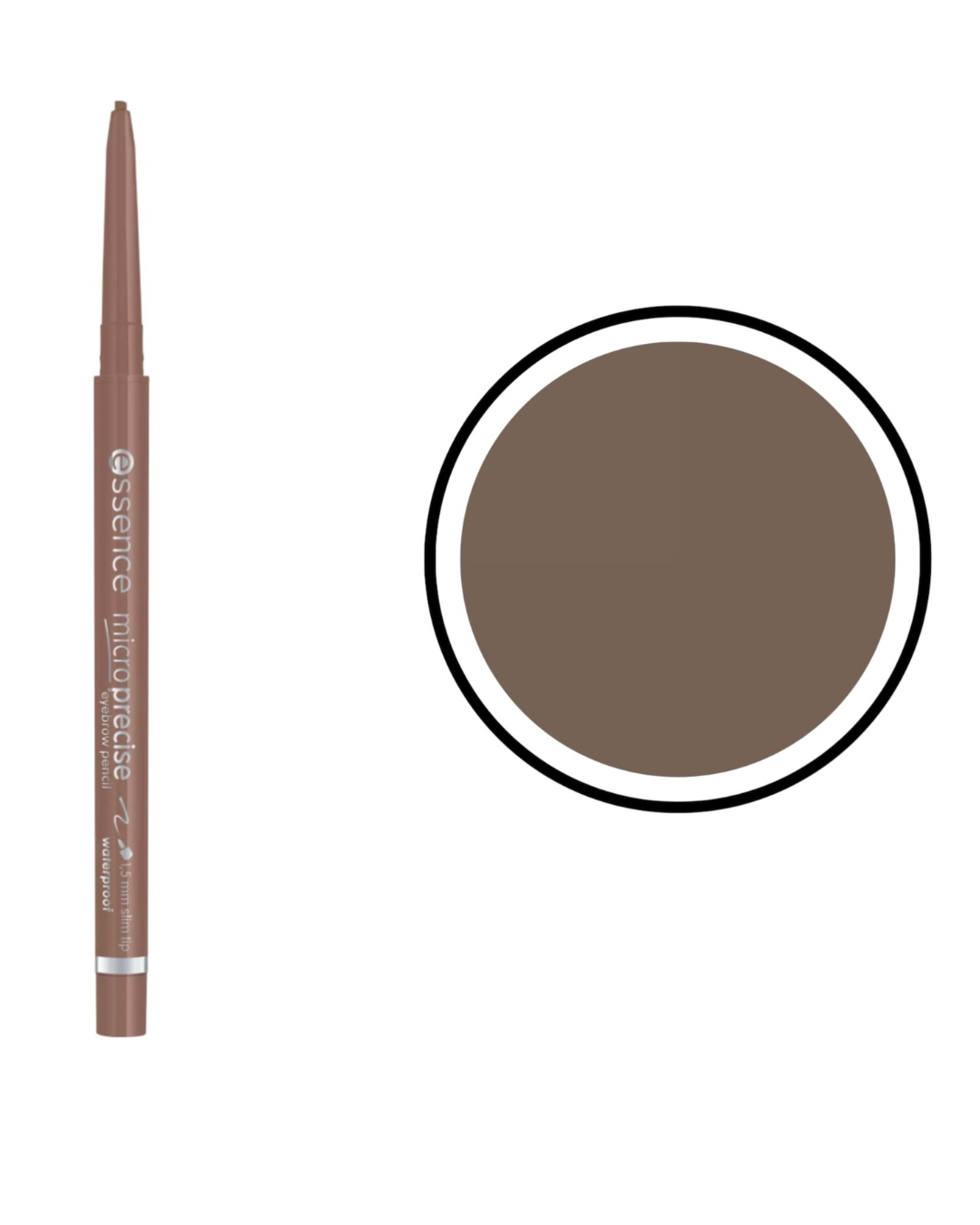 Essence Micro Precise Eyebrow Pencil,Matita sopracciglia con punta ultrasottile per uno styling di precisione.