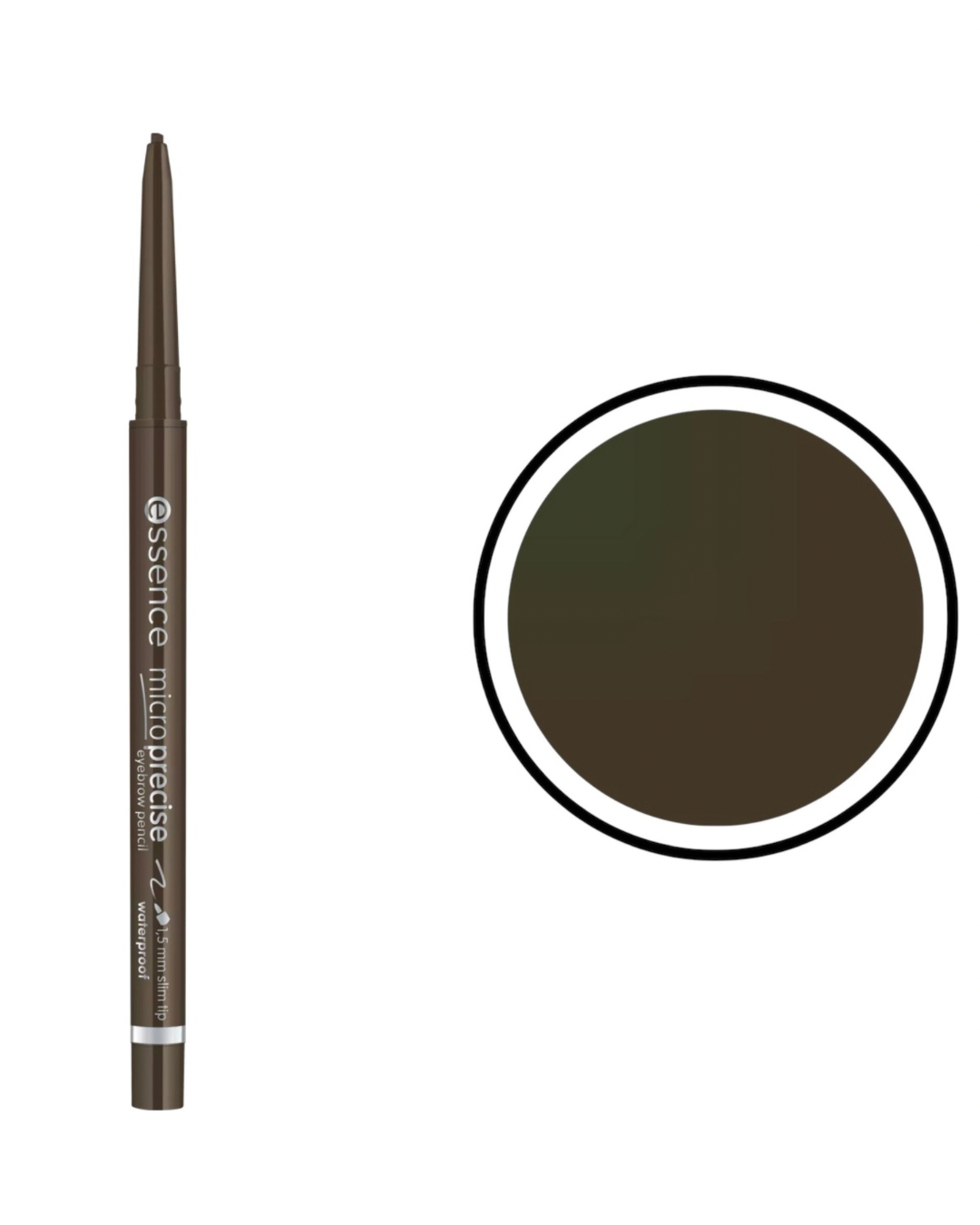 Essence Micro Precise Eyebrow Pencil,Matita sopracciglia con punta ultrasottile per uno styling di precisione.
