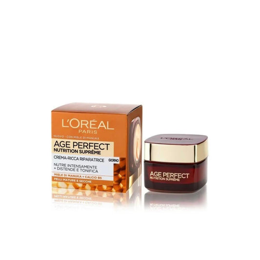 L’ORÉAL AGE PERFECT CREMA VISO ANTI-RUGHE NUTRITION SUREME,TRATTAMENTO RIPARATORE NOTTE