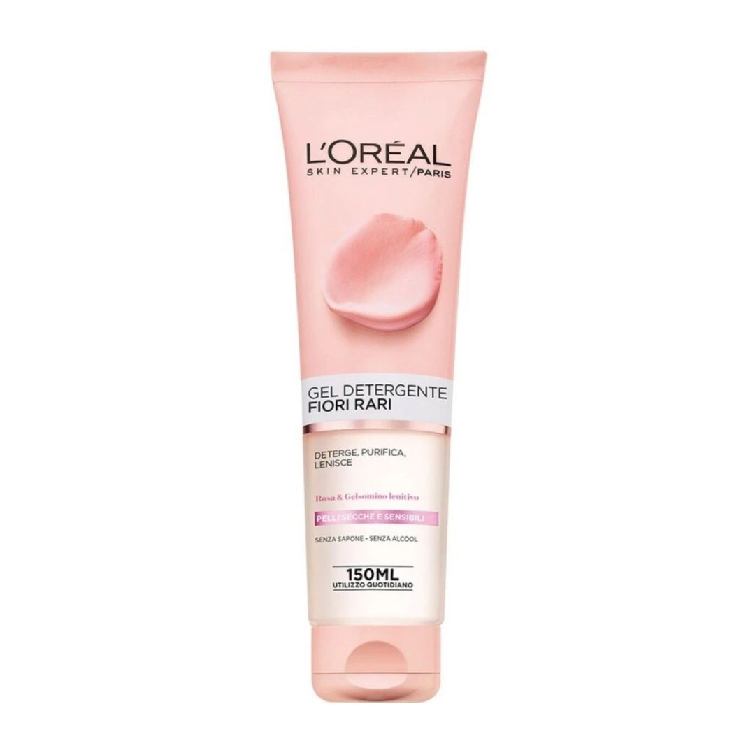 L’ORÉAL DETERGENTE FIORI RARI-PELLI SECCHE E SENSIBILI.