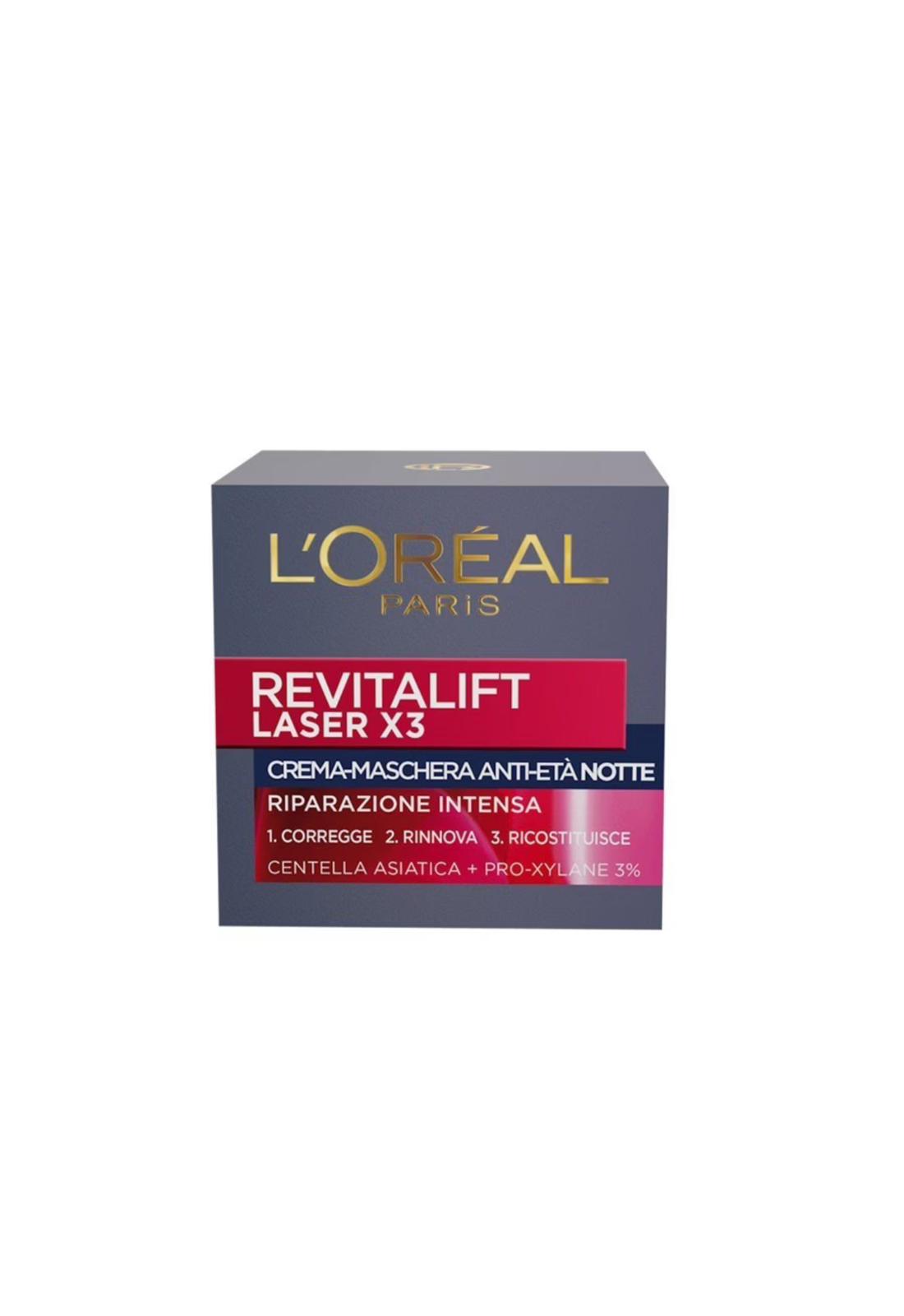 L’ORÉAL REVITALIFT LASER X3,AZIONE ANTIRUGHE ANTI-ETÀ CON ACIDO IALURONICO E PROXYLANE