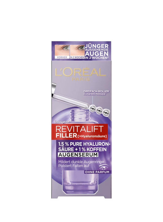 L’ORÉAL REVITALIFT SIERO OCCHI FILLER CON ACIDO IALURONICO