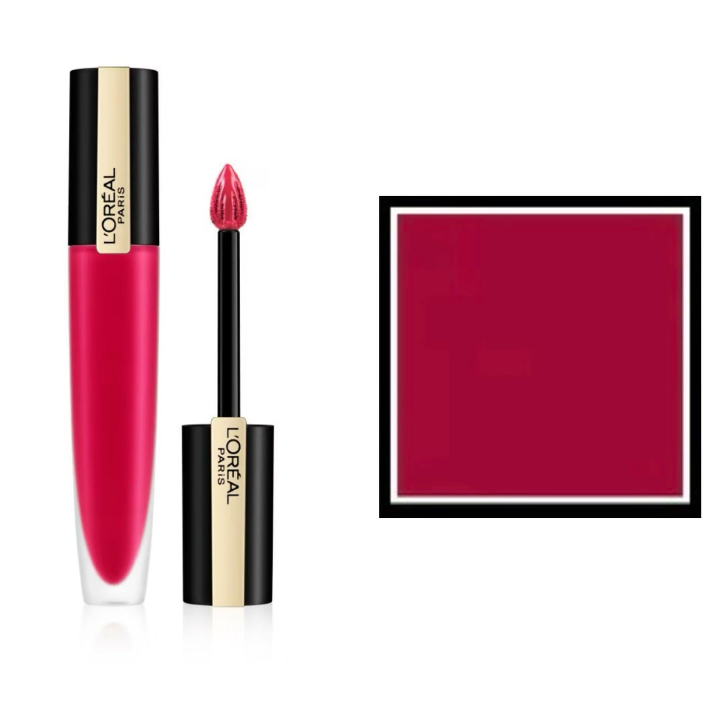 L’ORÉAL ROSSETTO ROUGE SIGNATURE,A LUNGA TENUTA,FORMULA LEGGERA E FINISH EXTRA MATTE