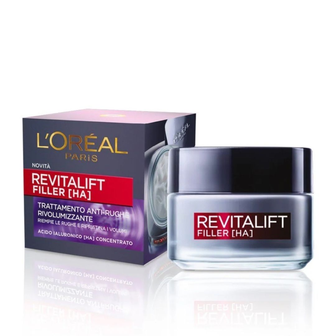 L’ORÉAL REVITALIFT FILLER,AZIONE ANTIRUGHE RIVOLUMIZZANTE CON ACIDO IALURONICO