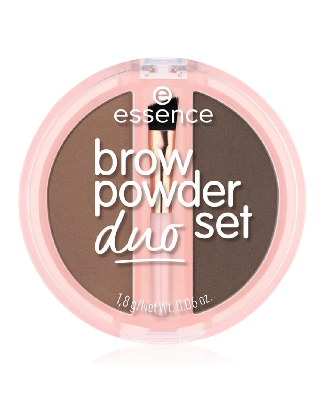 Essence Brow Powder Duo kit per sopracciglia 02 Medium