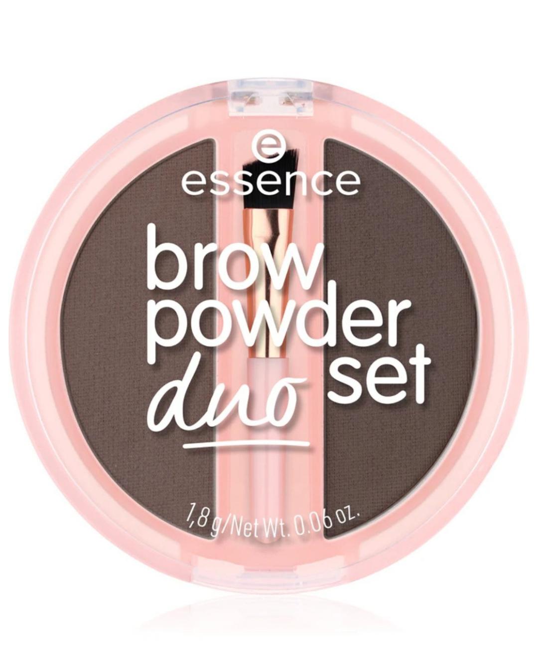 Essence Brow Powder Duo kit per sopracciglia 03 Dark