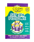Cosmi Set Spa Pedicure 4 Trattamenti Con Estratto Di Lavanda